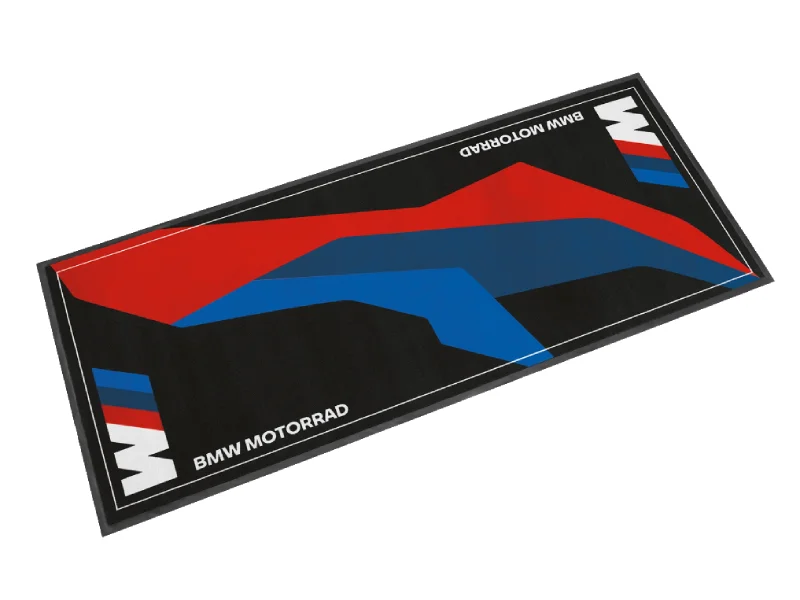 Tapis de moto BMW M (noir / bleu / rouge) acheter pas cher ▷ bmw-motor