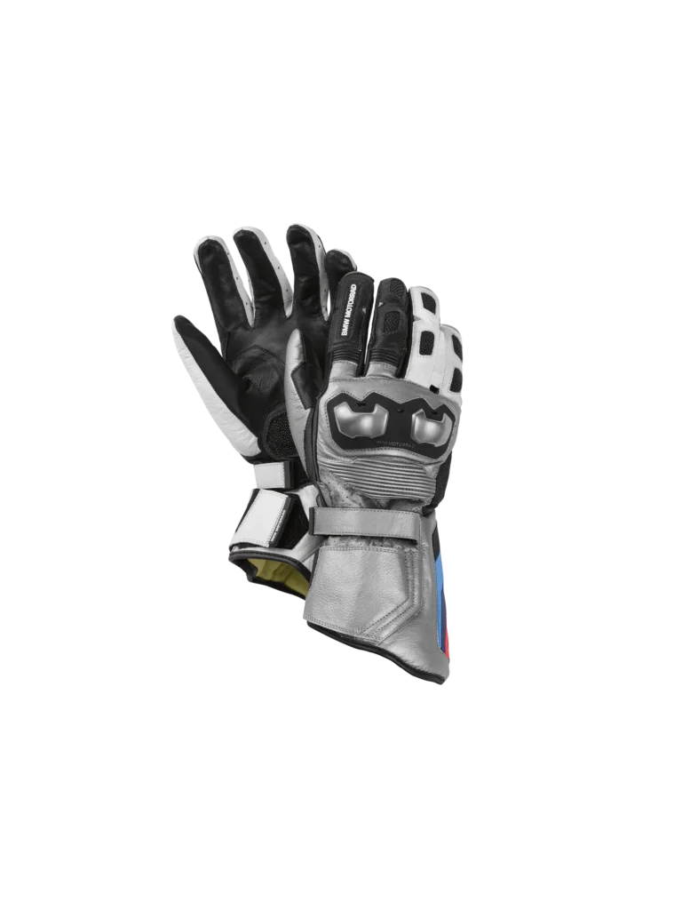 Gants Moto BMW M ProRace Comp Argent