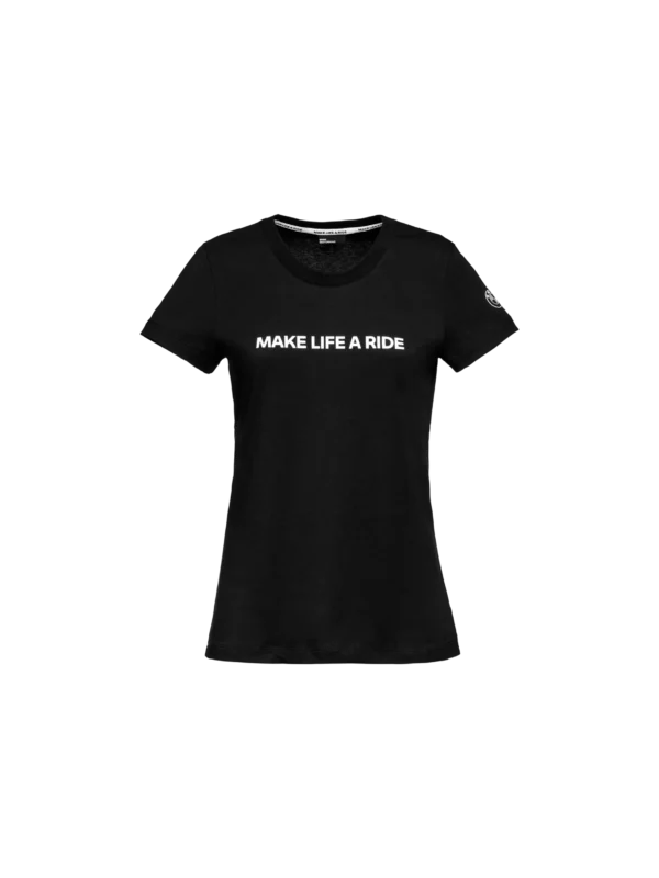 T-Shirt BMW Make Life A Ride Noir Femme
