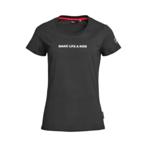 T-Shirt BMW Make Life a Ride 2026 – Femme Noir